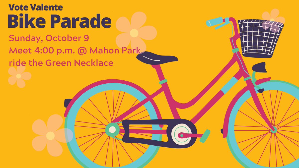 🎉Join me on Sunday, Oct 9th for a Bike Parade on the Green Necklace. This is the most fun election event you will ever attend. Bring the whole family! #VoteValente #CityofNorthVancouver #CNV #GoByBikeWeek #GBBW