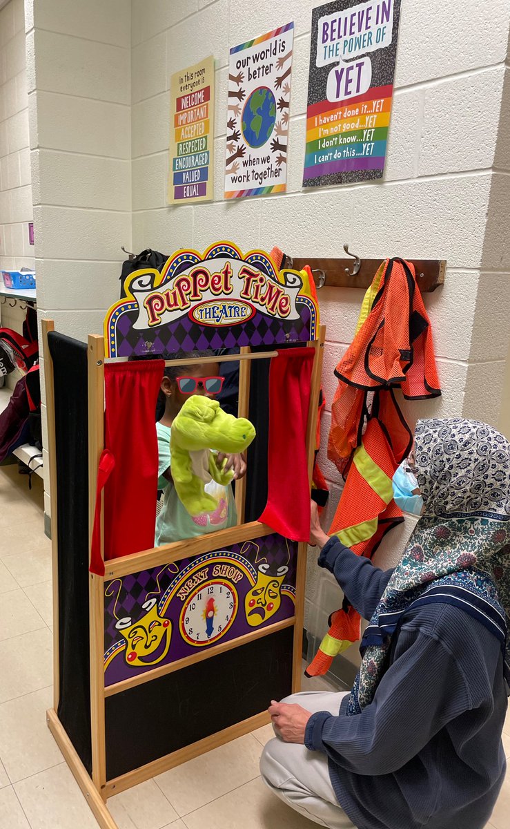 OurRoom146's tweet photo. Now showing… a new Learning Centre activity in @OurRoom146! #puppets    #theatre #dramaticplay https://t.co/jVUKxarKLX