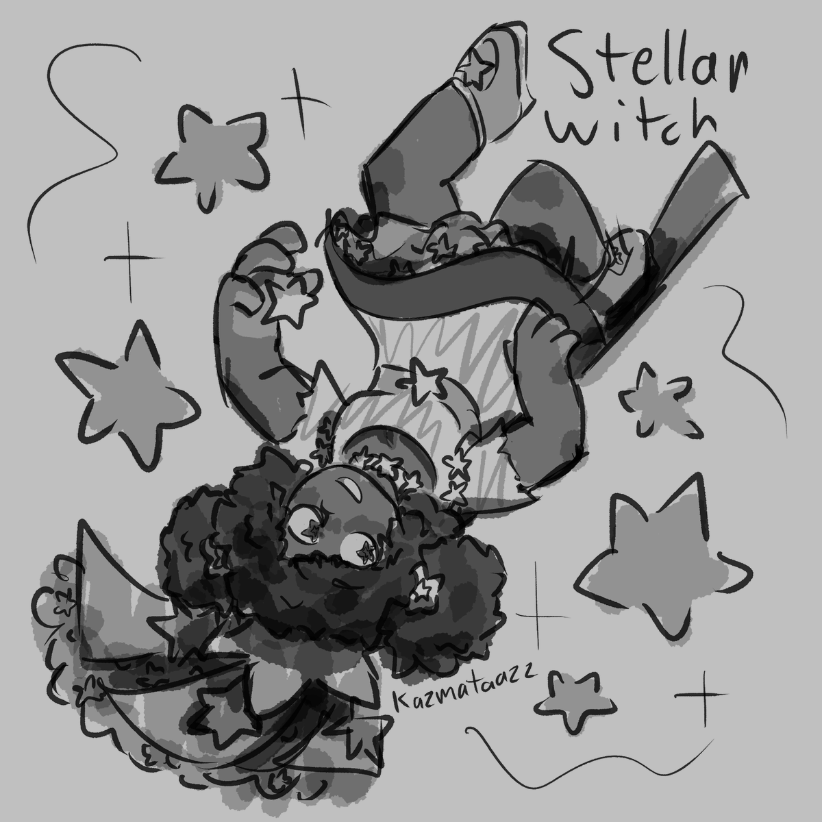 Witchtober Day 3, Stellar Witch
#witchtober2022 #LSBwitchtober #LSBwitchtober2022 #inktober #inktober2022 #inktoberday3 #witchtoberday3