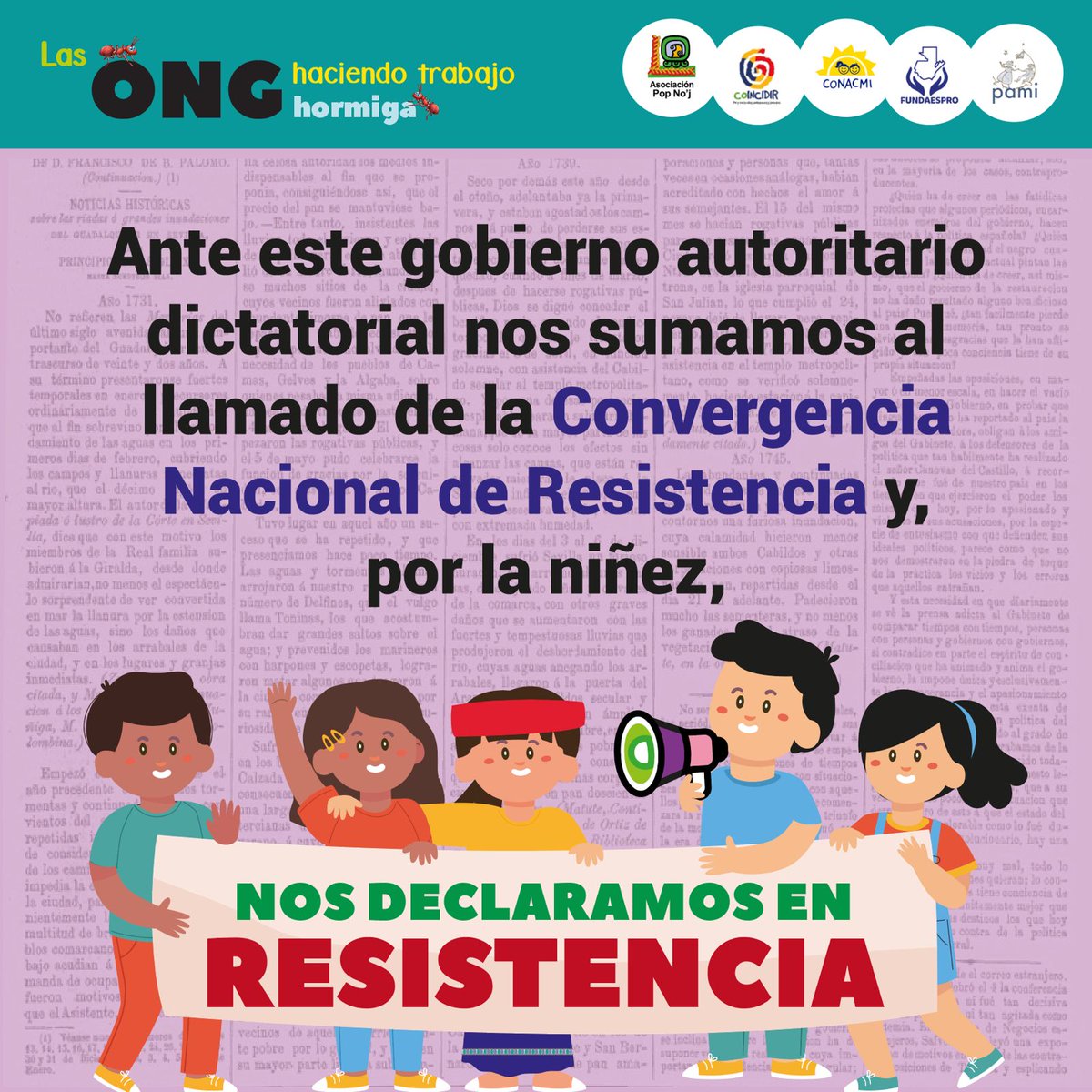 Acoincidirgt's tweet photo. Como colectivo TEJIÉNDONOS nos sumamos al llamado de resistencia. https://t.co/O7gJ1OIV3p