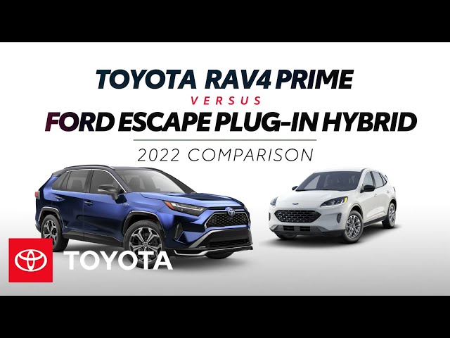 2022 Toyota RAV4 Prime vs. 2022 Ford Escape PHEV | Toyota toyota.us/3y82Qdh
