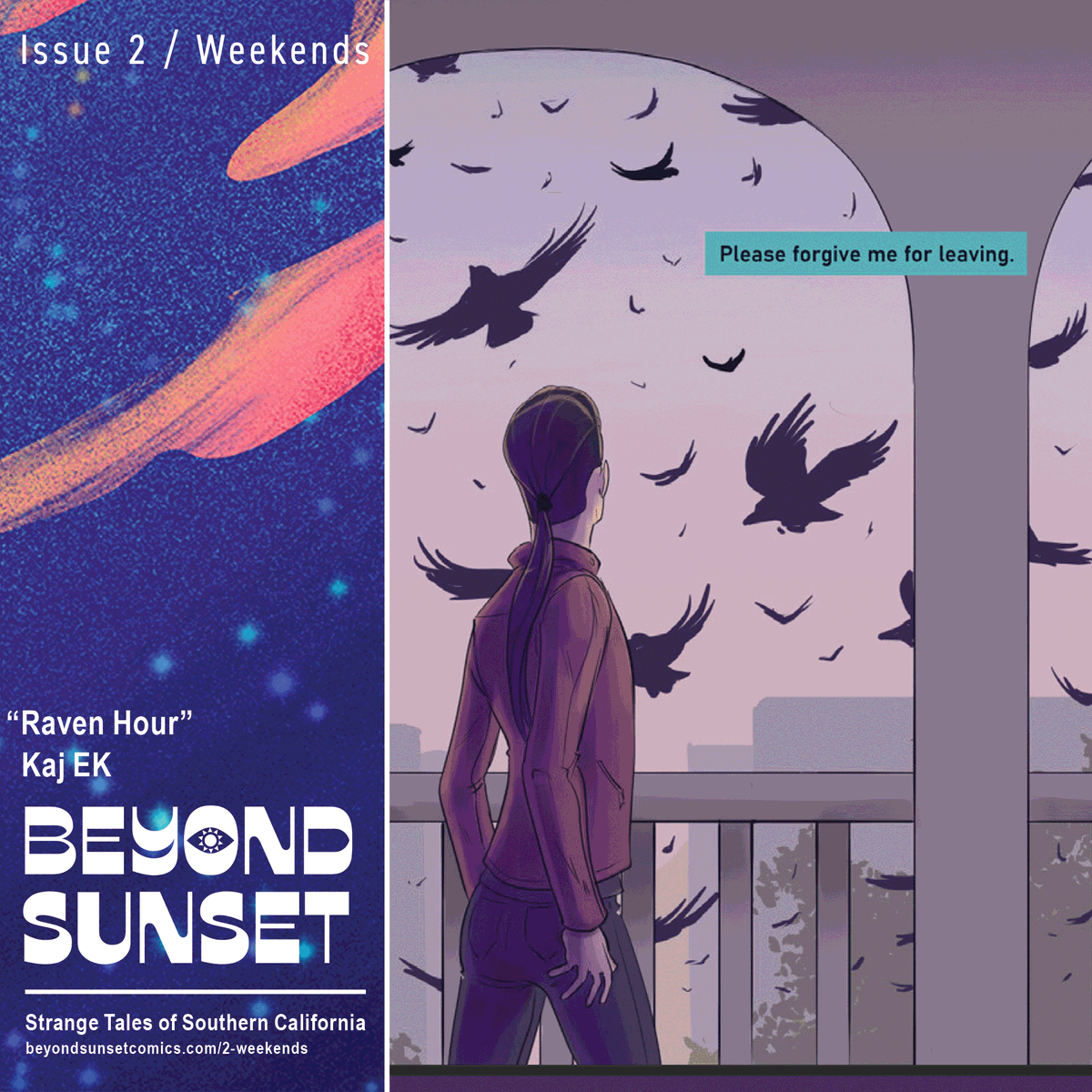 beyondsunset4u's tweet photo. Sometimes you just need to get away from it all. It’s a very relative concept, but in @ksanzo's “Raven Hour” is explored in the most fantastical of ways. To show more would be to spoil it. Read the full piece here: https://t.co/wTfNewd1Y0 https://t.co/qZHRv0eR7r