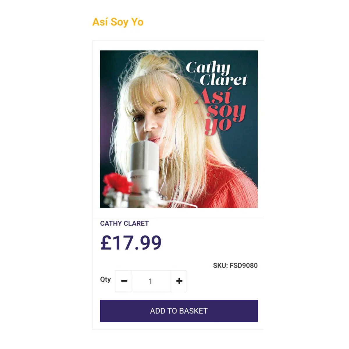 cathyclaret's tweet photo. Estoy loca de contenta.
Mi nuevo disco ASI SOY ya se puede pre- save en U.K y Japon y pronto mas paises.
Y ya esta en rotacion en todas las FM de Japon.
Grabao en el barrio de la mina con los mejores💪🏾💪🏾💪🏾💥💥💥💥
#cathyclaret #asisoyyo #cheproduciones #respectrecord https://t.co/npLaQyEw65