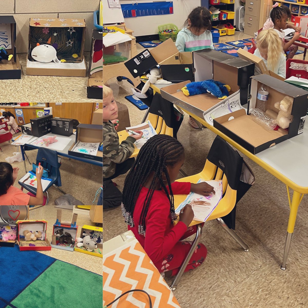 How fun are these?! What makes a place special you ask? We are using our imaginations to build special places for our stuffed animals using recycled items! <a href="/BCPS_ELA/">BCPS ELA</a> <a href="/PineGrove_BCPS/">Pine Grove Elementary</a> #myView #bcpskindergarten <a href="/pcockey/">Mrs Cockey</a> #lintonextensionproject