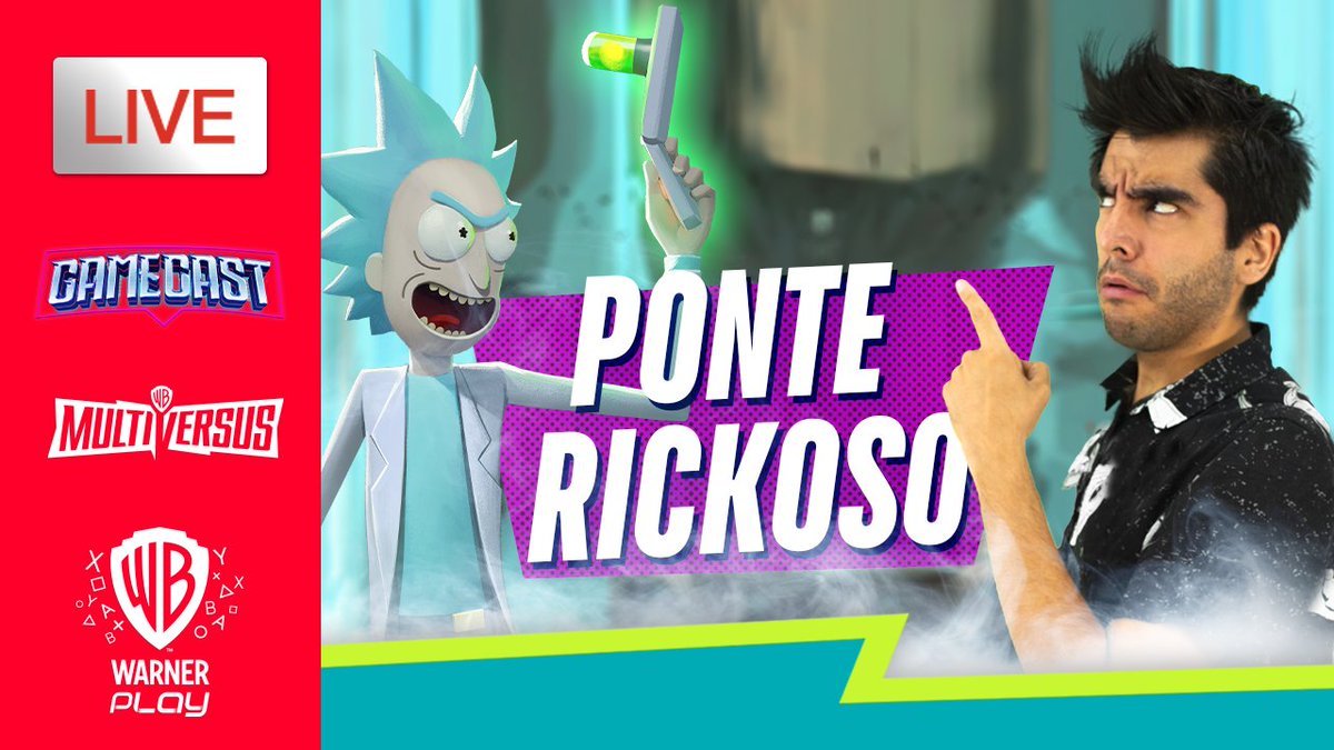 RedShockInc's tweet photo. Chicos, no se pierdan el #stream de #Multiversus en el canal de WarnerPlayLatino , llego la hora de desatar todo el poder de #RickSanches ¡Wubba Lubba Dub Dub! :3
 
#gaming #streaming #videojuegos #RickandMorty #Rickymorty #Rick #Morty https://t.co/8fUmzBOMY4