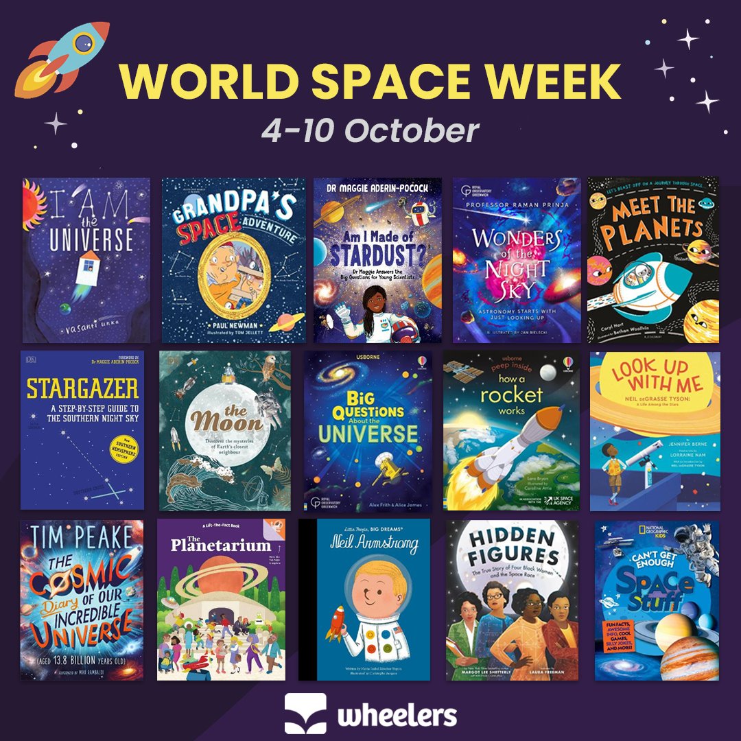 SPONSOR MSG: It’s World Space Week, an international celebration of space science and technology.
<a href="/WheelersBooks/">Wheelers Books</a> has an out-of-this-world range of space-themed books to illuminate imaginations and spark curious mind. Australian Schools can view here: bit.ly/3fAt2GW