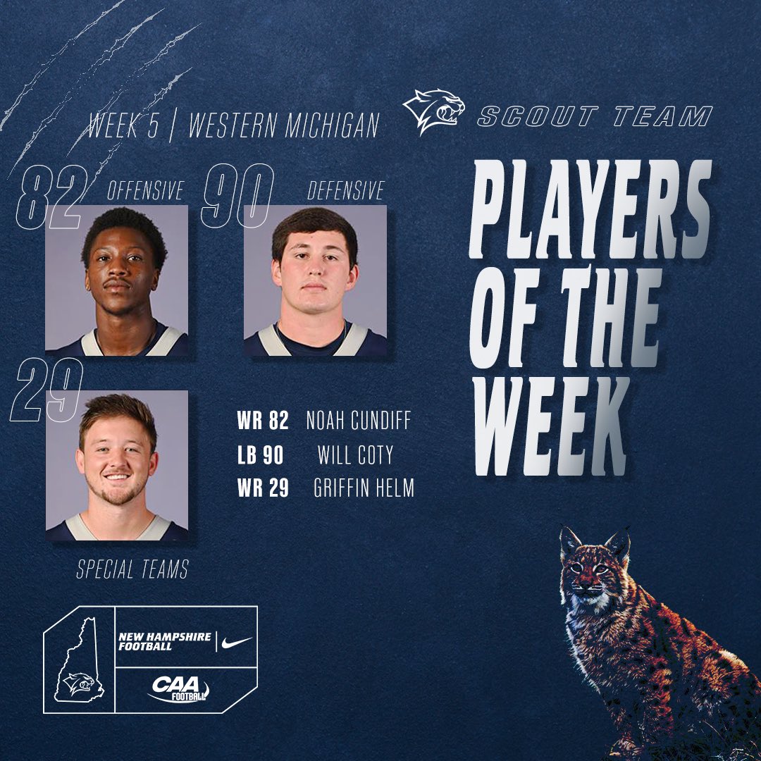 Scout Team Players of the week! 

#CatJui23 😼🧃