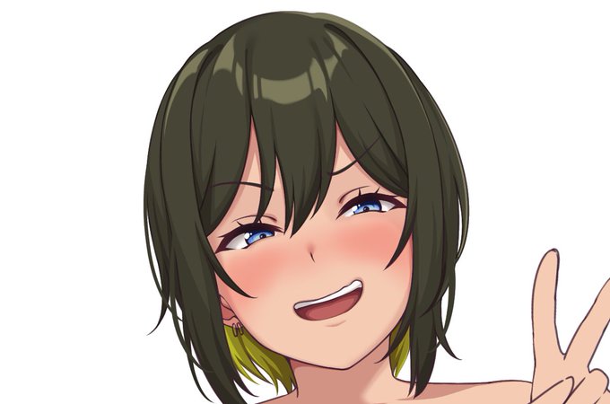 昨日描いてた顔でもあげとく 