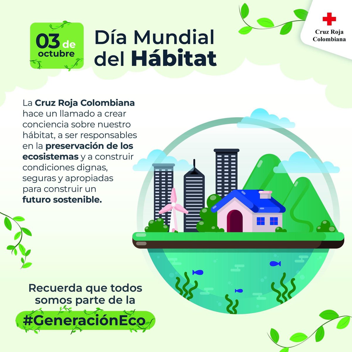 cruzrojacol on Twitter "🍃Todos tenemos el poder y la responsabilidad