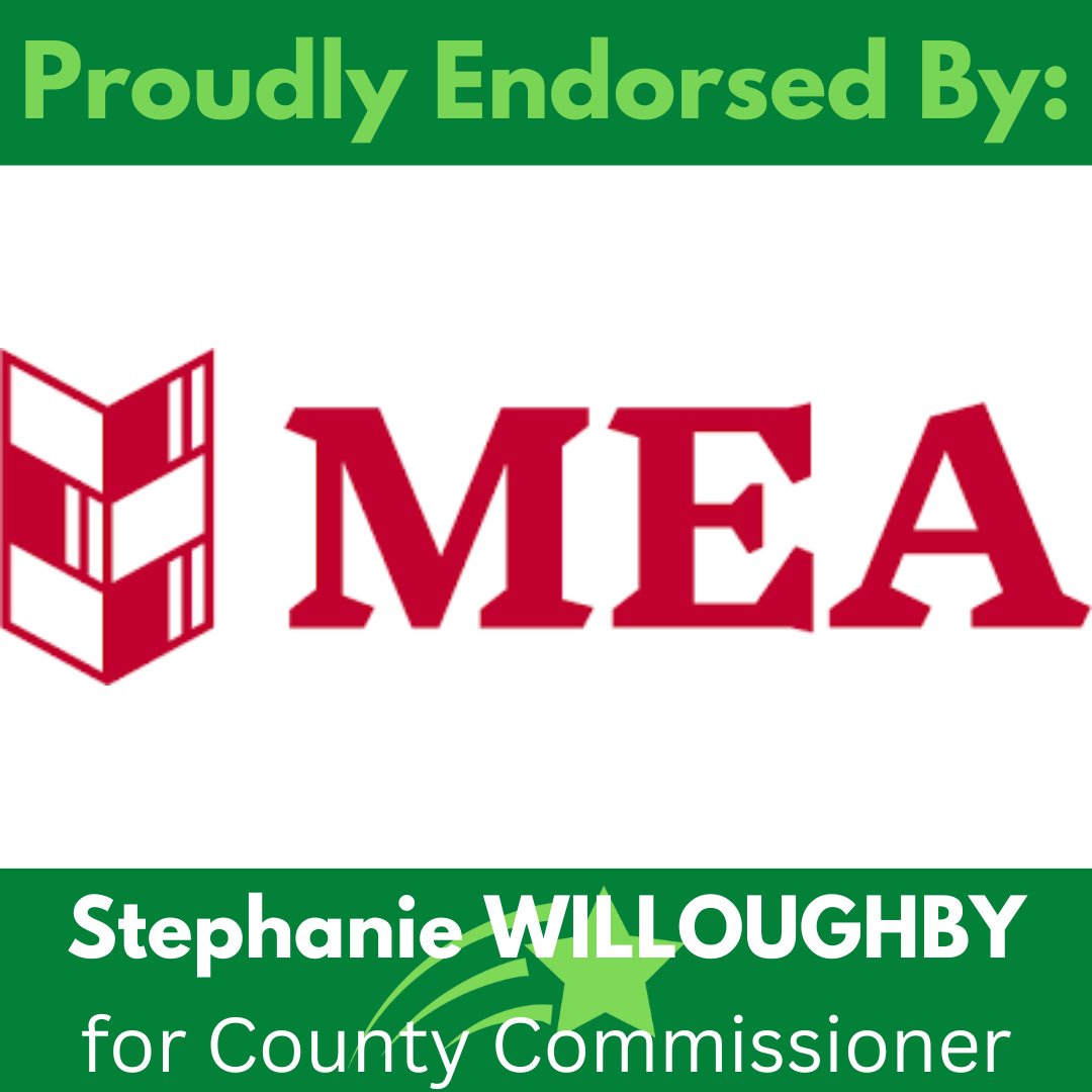 vote4willo's tweet photo. I am so honored to receive the endorsement from the  @MEAOnline We need to trust our teachers; not drag them down by demanding "parental rights," webcams in classrooms and control of curriculum. I stand with our teachers and will continue to advocate for them. #RedForEd https://t.co/wGPzn9pTF7