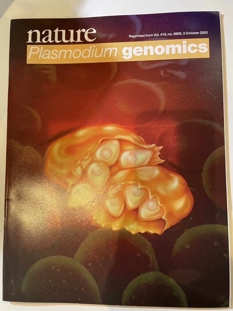 Happy 20th (!) birthday Malaria genome &amp; proteome! ⁦@JohnRYatesIII⁩ ⁦<a href="/dtabb73/">@dtabb73@scicomm.xyz</a>⁩