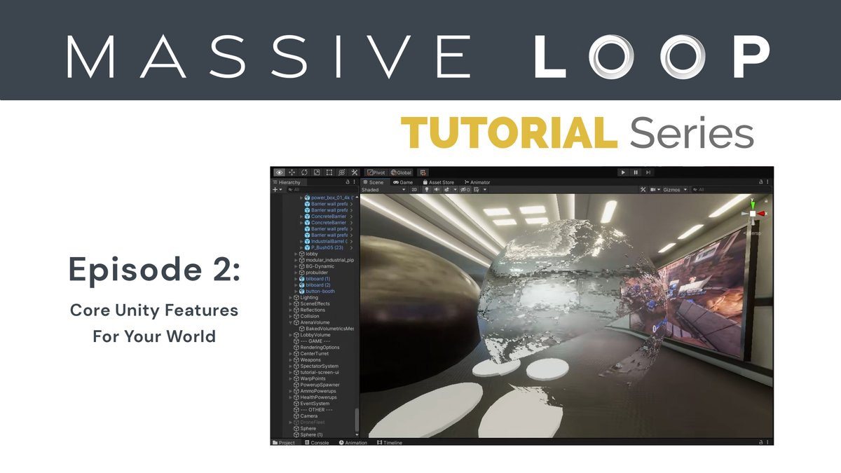 massiveloopvr's tweet photo. The Massive Loop Tutorial Series is back! 

In Episode 2, we focus on the core Unity features that you can use to take your Massive Loop world to the next level, without any Lua scripting necessary.

🔗 https://t.co/bB1ZXy4zgr

#massiveloop #vr #metaverse https://t.co/UT2stokUoe