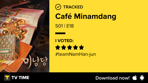 mystarsandmoon_'s tweet photo. Mais um assistido!!
S01 | E18 of Café Minamdang #minamdangcasenote https://t.co/NIq5qsvWty #tvtime https://t.co/OApZPSpcaP