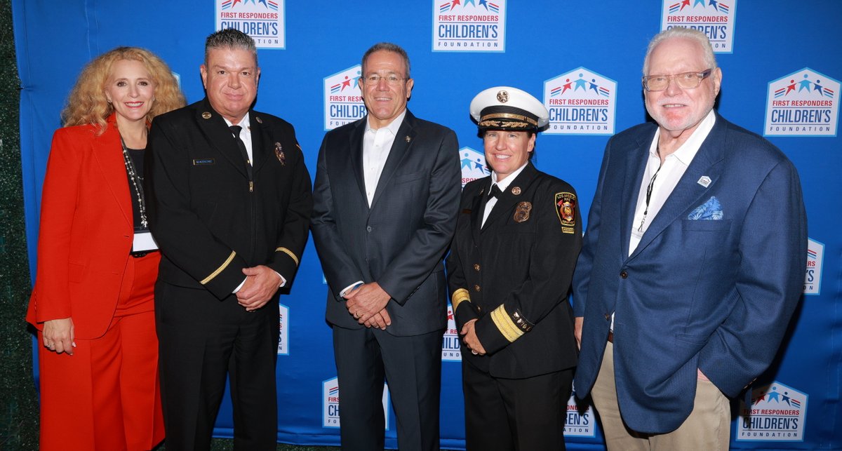 On Thursday, 240 guests joined us at the London West Hollywood to honor first responder heroes and their families. The program included the launch of our Resiliency Program, which provides free and confidential mental health counseling to children of first responders.