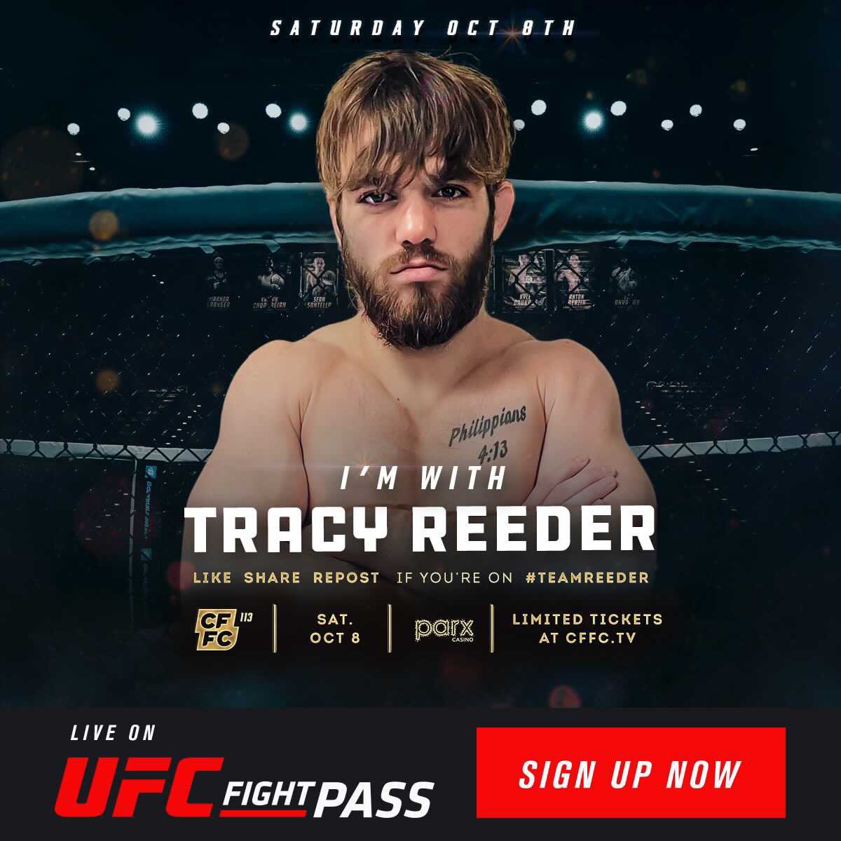 5 days away from me doing exactly what the I was born to do! Claremore Oklahoma mother fucker👊