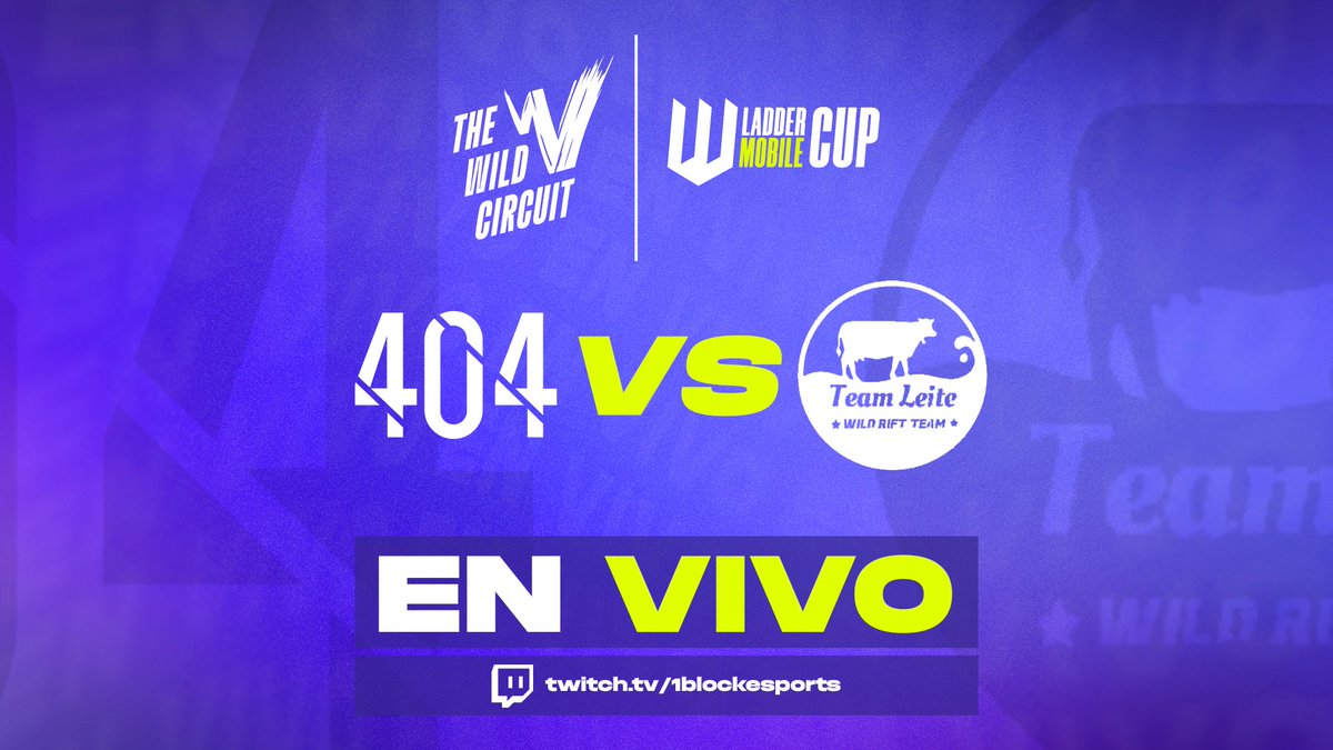 EN VIVO 🟣

Inicia la noche de lolcito salvaje con un verdadero partidazo entre <a href="/404TeamNF/">404 Team Not Found</a> y @LeiteTeamWR 👊

📺 twitch.tv/1blockesports