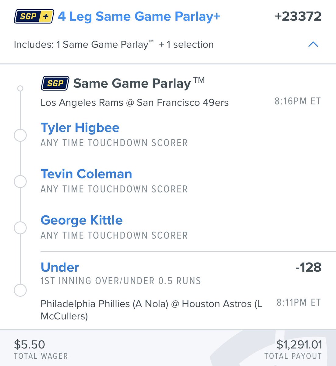ArthurBentIey's tweet photo. Couple plays I’m rocking with tonight.

Best of luck trailing!🙌🏼🙏🏼

#GamblingTwitter https://t.co/10hmnn8NVg