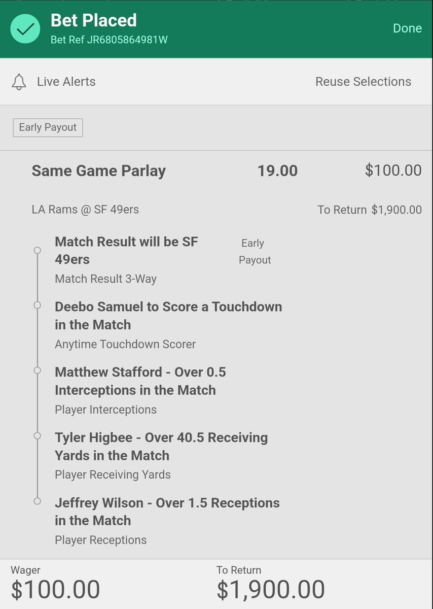 ChubbyBets's tweet photo. Rams vs 49ers 

#MNFxESPN
#NFL #Footballgame #BetterTogether #sportsnews #sportsbettor #sportspicks https://t.co/iKtJ3iPoqI