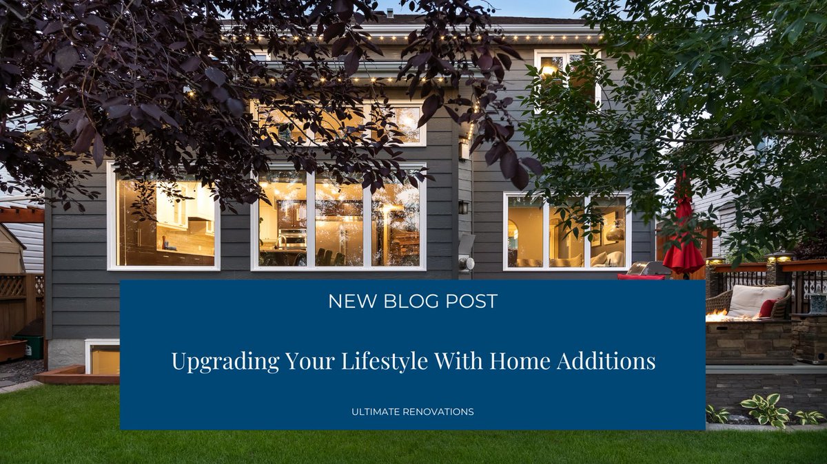 Did you catch our September blog? If not, click the link below for an easy Monday read on all things home additions! Let us know which addition project you would love to take on by commenting below.

ultimaterenovations.com/upgrading-your…