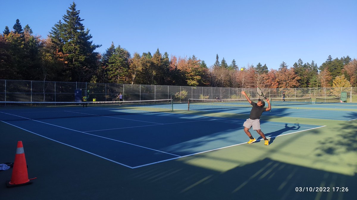 boscoffernandes's tweet photo. Wonderful evening for #ShounakRafaelFernandes & #AariniSingh with @HEADStartTennis @TennisNovaScoti #Halifax #LongTermPlayerDevelopment #OneDayAtATime . Thanks Coaches Jamie, Ted & Liam . Looking forward to seeing you again. ๐ https://t.co/xIriOlqN9X