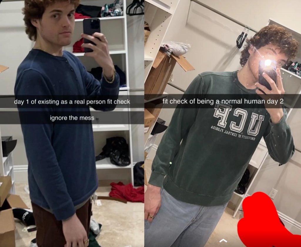 alex! 💙💚 on Twitter "dream would wear dnf colors on the day of the