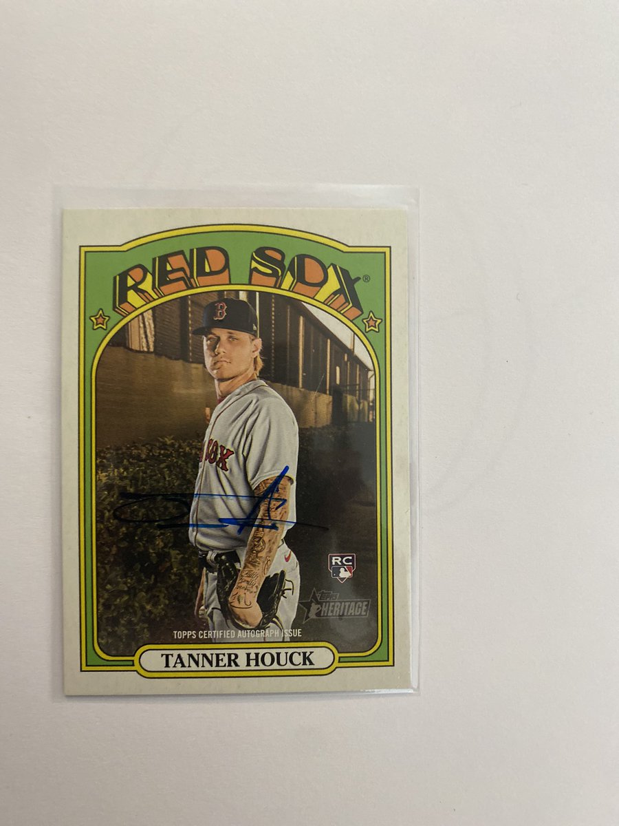 RJzemek's tweet photo. @HiveCards Tanner Houck 21’ Topps Heritage Rookie $15 PWE https://t.co/ga6TRSXAzj