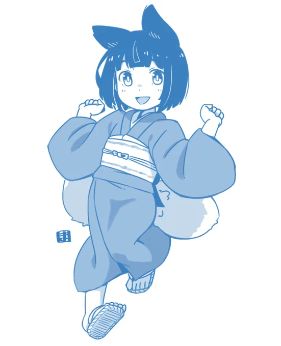 顔大きめ髪の毛のボリューム少なめで描いてみたけど…普段とあまり変わってないような? 