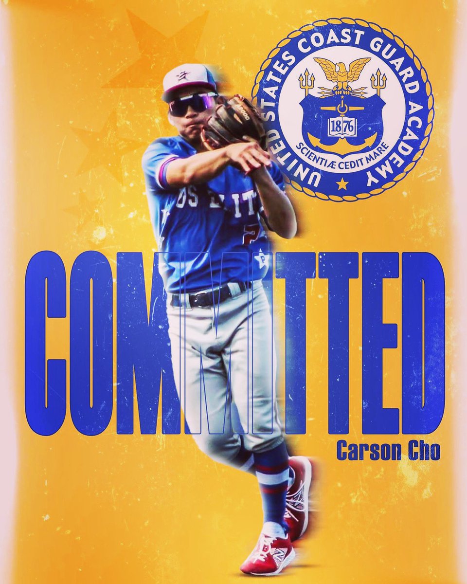 I am extremely excited to announce my commitment to the United States Coast Guard Academy. I would like to thank my family, my coaches, and my teammates for all they have done. #BearDown
