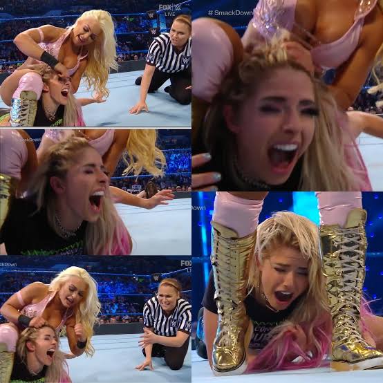 EldieselMd's tweet photo. @AlexaBliss_WWE @WWE_MandyRose The party is here ... Mandy is better by far ... the real goddess https://t.co/0WISEcnIL1