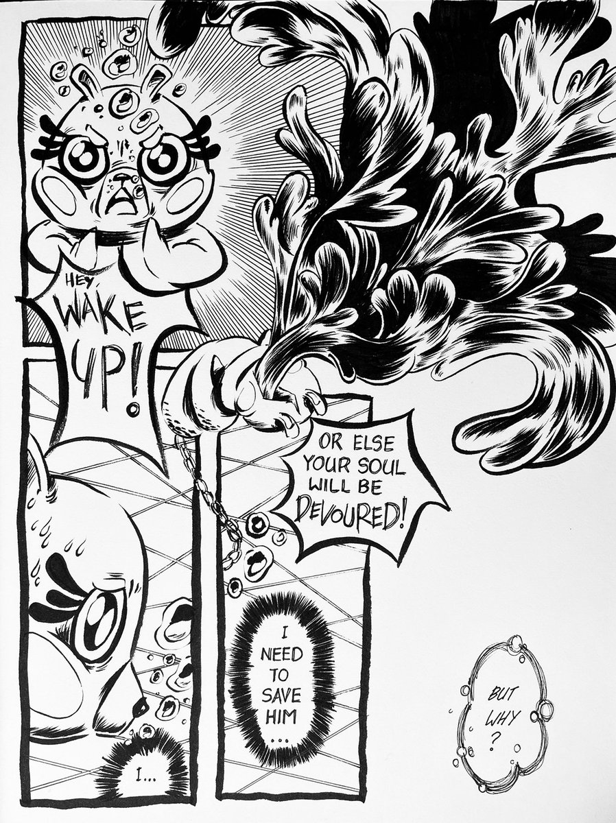 [Day 03 - Wire]
#inktober2022 #shutterscreamink #inktober #comic