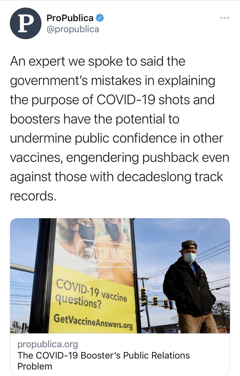 AlexBerenson's tweet photo. Imma translate this from elite media-speak to English: our endless lies about the mRNA vaccines may have damaged public confidence in ALL vaccines. Who would have guessed? https://t.co/9fyAb8STrq