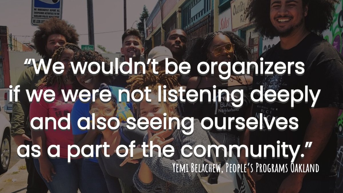 Blue Heart partners with People's Programs this month Find out about programs: peoplesprograms.com/ourprograms and learn about Oakand History in Tales of The Town podcast <a href="/HellaBlackPod/">Tales of The Town</a> #Oakland