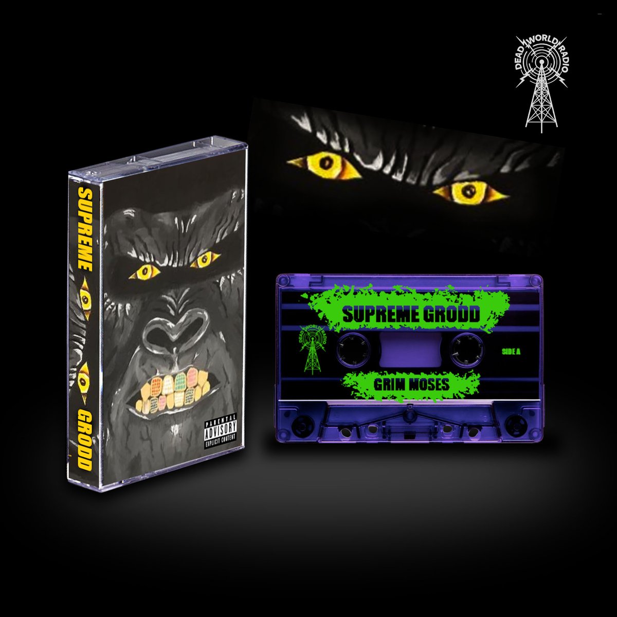 therealgrimLo's tweet photo. New Cassette "Supreme Grodd" #FlashIsDead 
link in the bio. Available on Bandcamp https://t.co/u5qWpmugiL