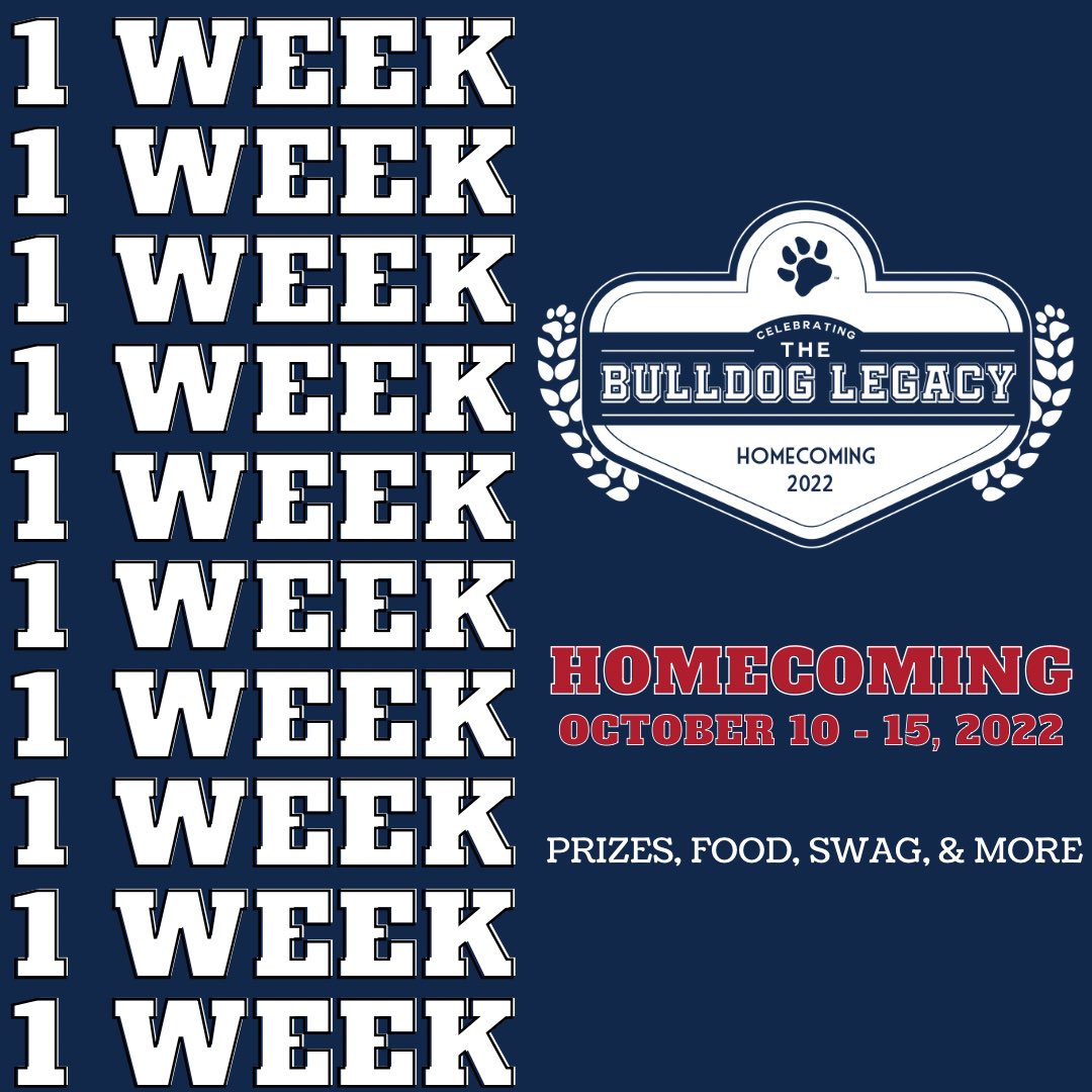Grab your friends because Homecoming is one week away!!! 🤩🤩🥳🥳