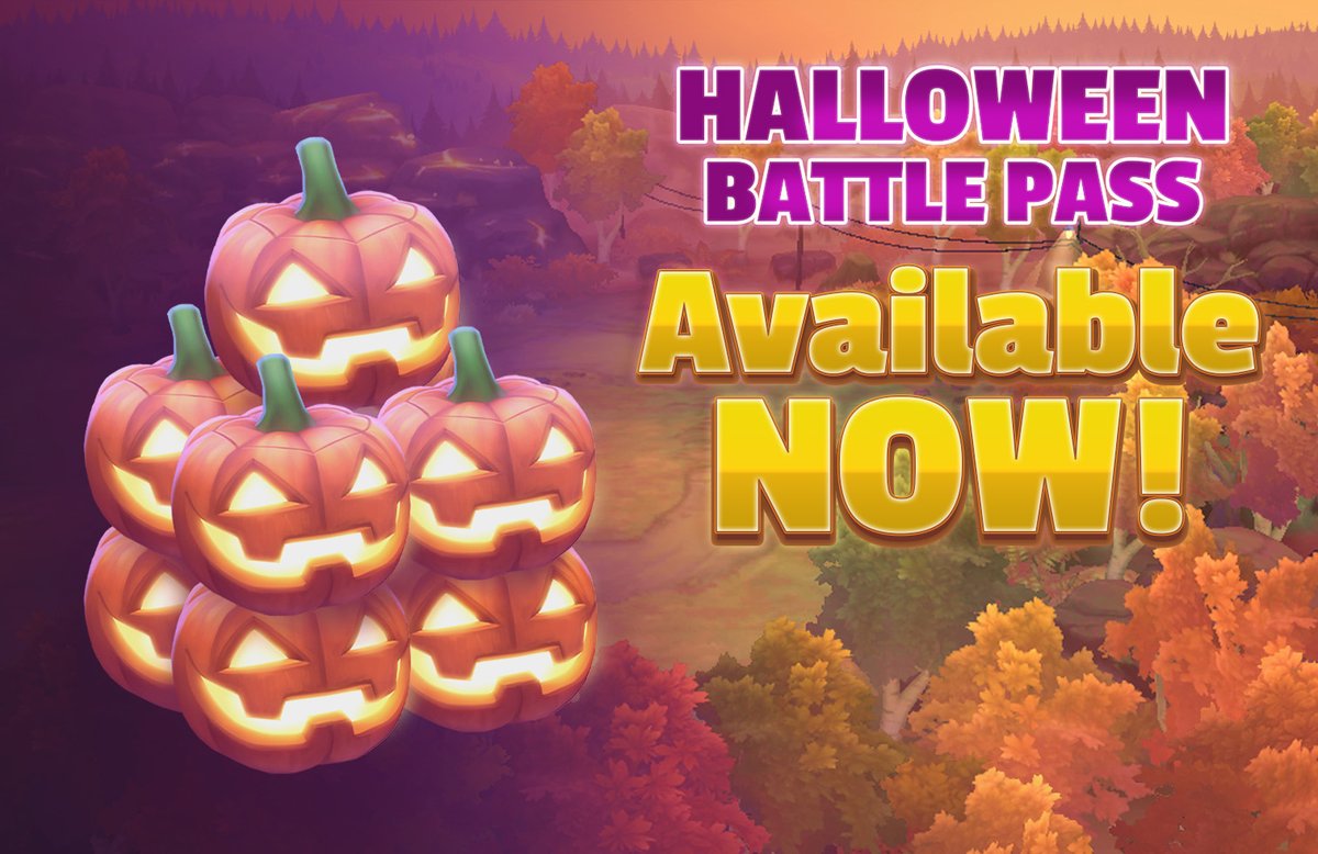 GunsUpMobile's tweet photo. Halloween Battle Pass is available NOW!
Base Theme, Mad Scientist Medals, Pumpkin Crates, and MORE! https://t.co/h608HQnjBP