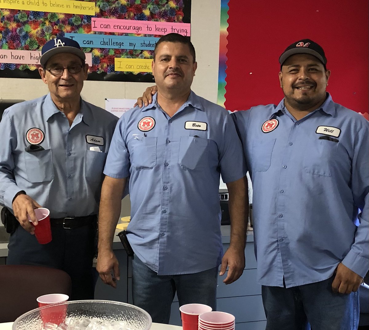 Happy National Custodian Day to our BRSA  custodians… 😊 We appreciate all you do for our staff, students and site..😀 also to all of the MUSD custodians.. Thank you😁