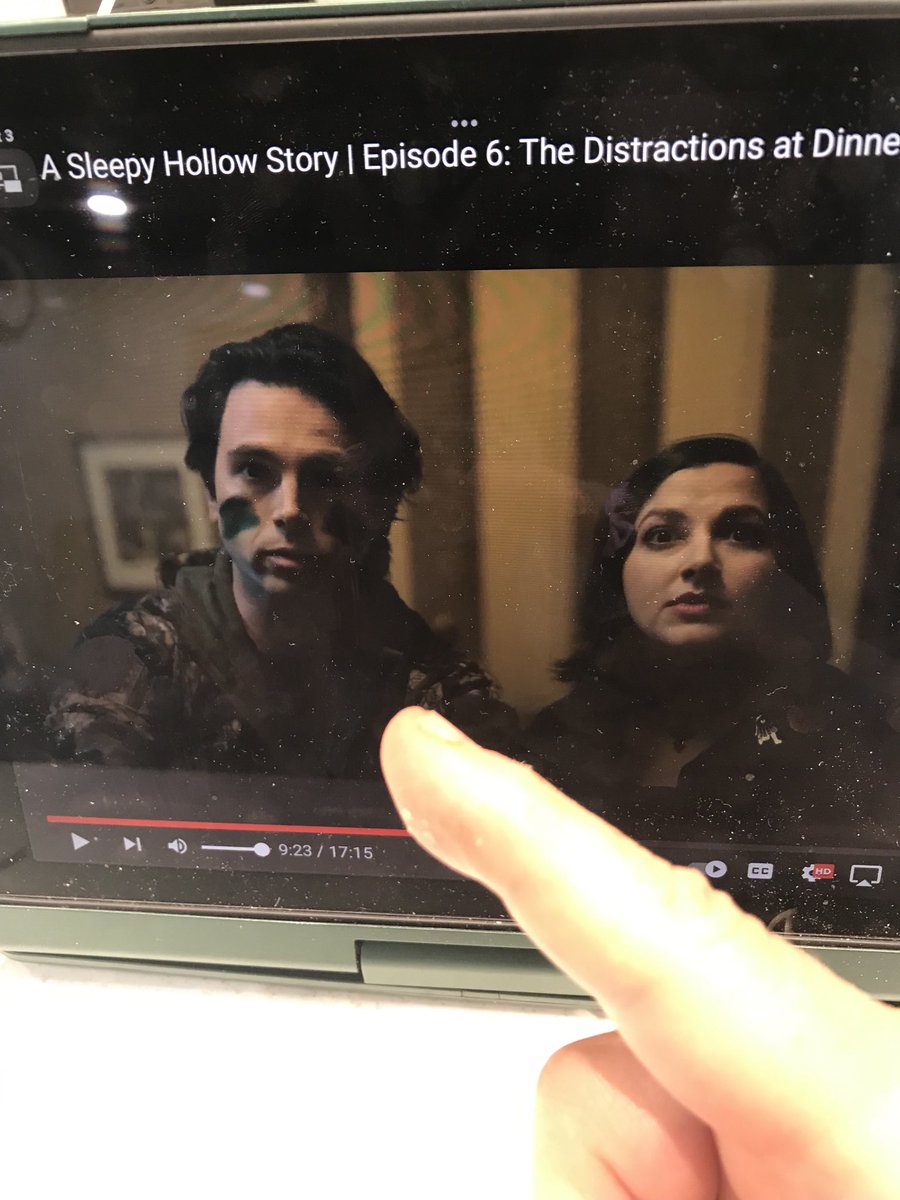 Happiness is sitting in my trailer between scenes and watching my hysterical son, Gabe Greenspan in his terrific YouTube series, HEADLESS. Check it out.