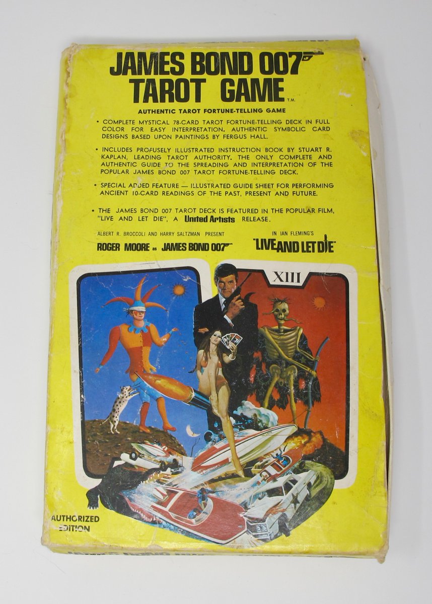 docbrite's tweet photo. 1973 James Bond 007 Tarot of the Witches slipcased set.

https://t.co/Ij1HHBPZZE https://t.co/rxR3v8EjjY