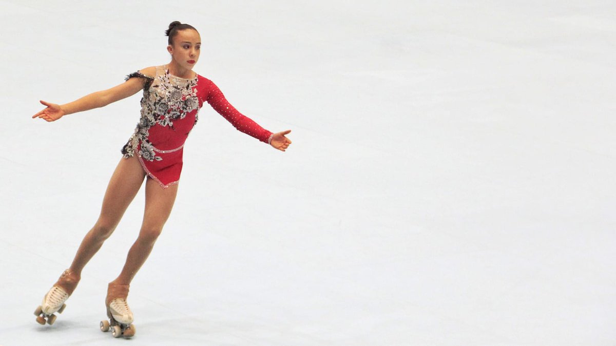 OriosDeportes's tweet photo. La colombiana Paulina Ruiz Romero ganó la medalla de oro en la competencia Libre femenina del Patinaje Artístico en los Juegos Sudamericanos. https://t.co/AnmIdZroa1