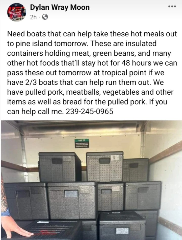 MStarkloff's tweet photo. #pineisland #hurricaneian #help #swfl https://t.co/v0036jHXAF