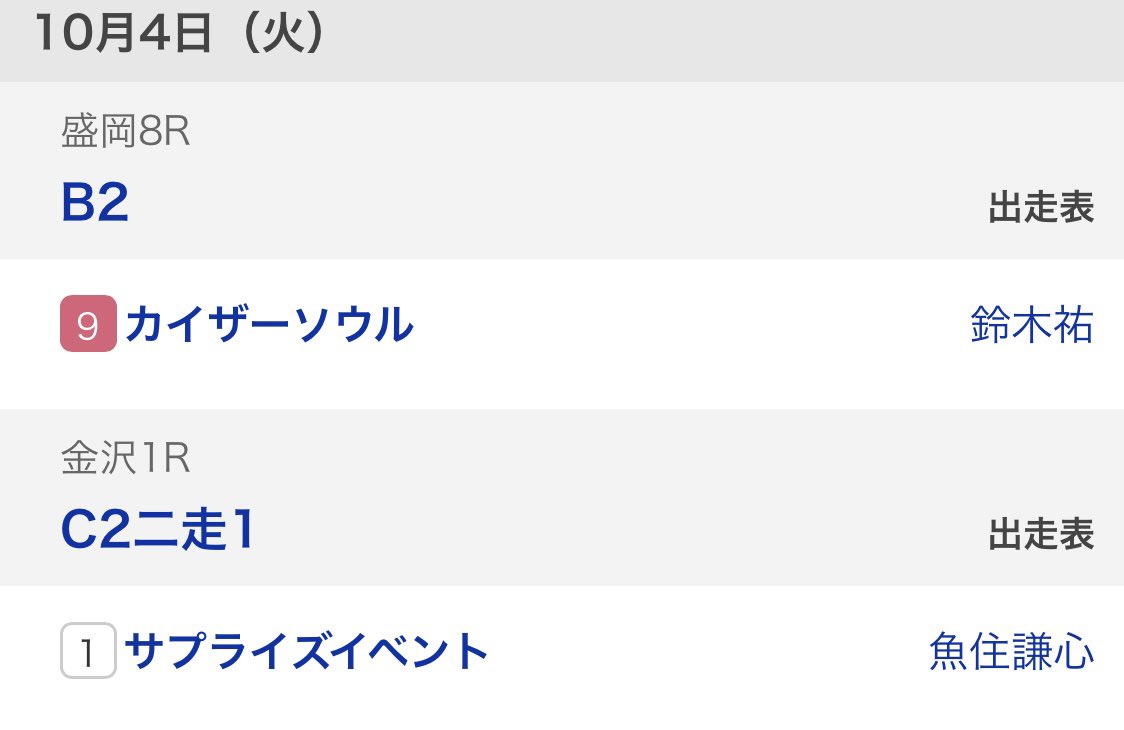 カイザーソウル👗3着
サプライズイベント9着でした🐴
カイザーソウルくんすごかったです！！2頭ともお疲れ様✨✨ 