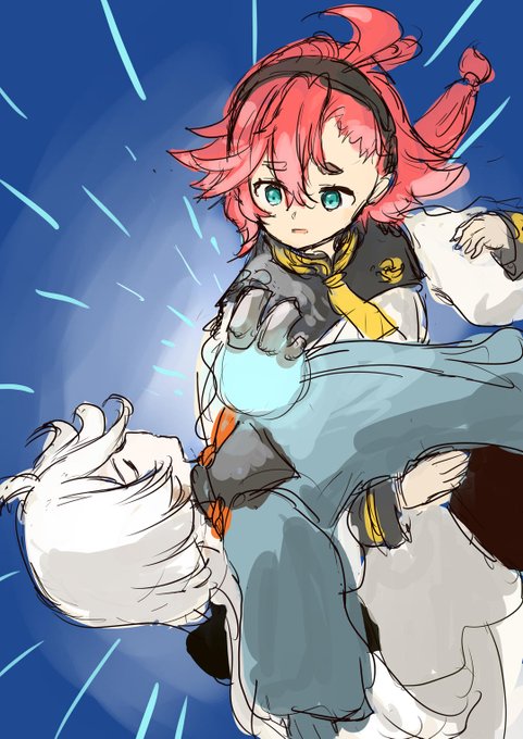 #水星の魔女 プロローグはロリコーンガンダムという感じでしたが、1話をみると世界を革命するガンダムを!という感じですね。 #Sketchドロー  https://t.co/3RTYTtPD0E 