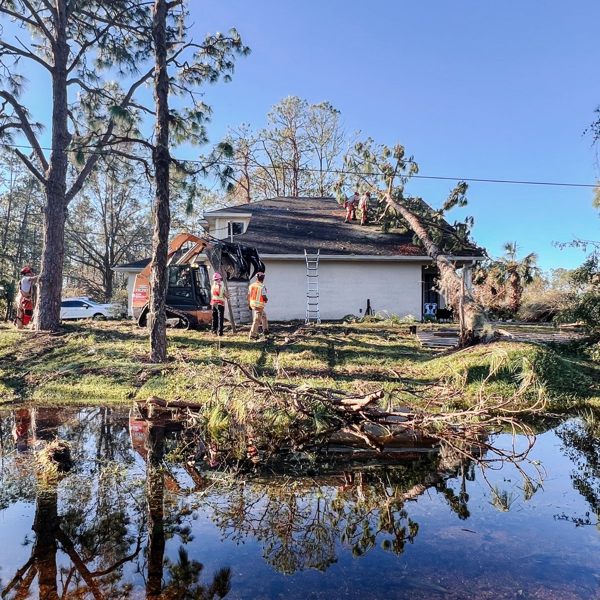 Florida: we've got your six. Along with route clearance, Greyshirts are now conducting core operations in Charlotte County, FL. And we'll soon start responding in hard hit Lee County. Waves of Greyshirts have answered the call and are headed to the Sunshine state ready to serve.