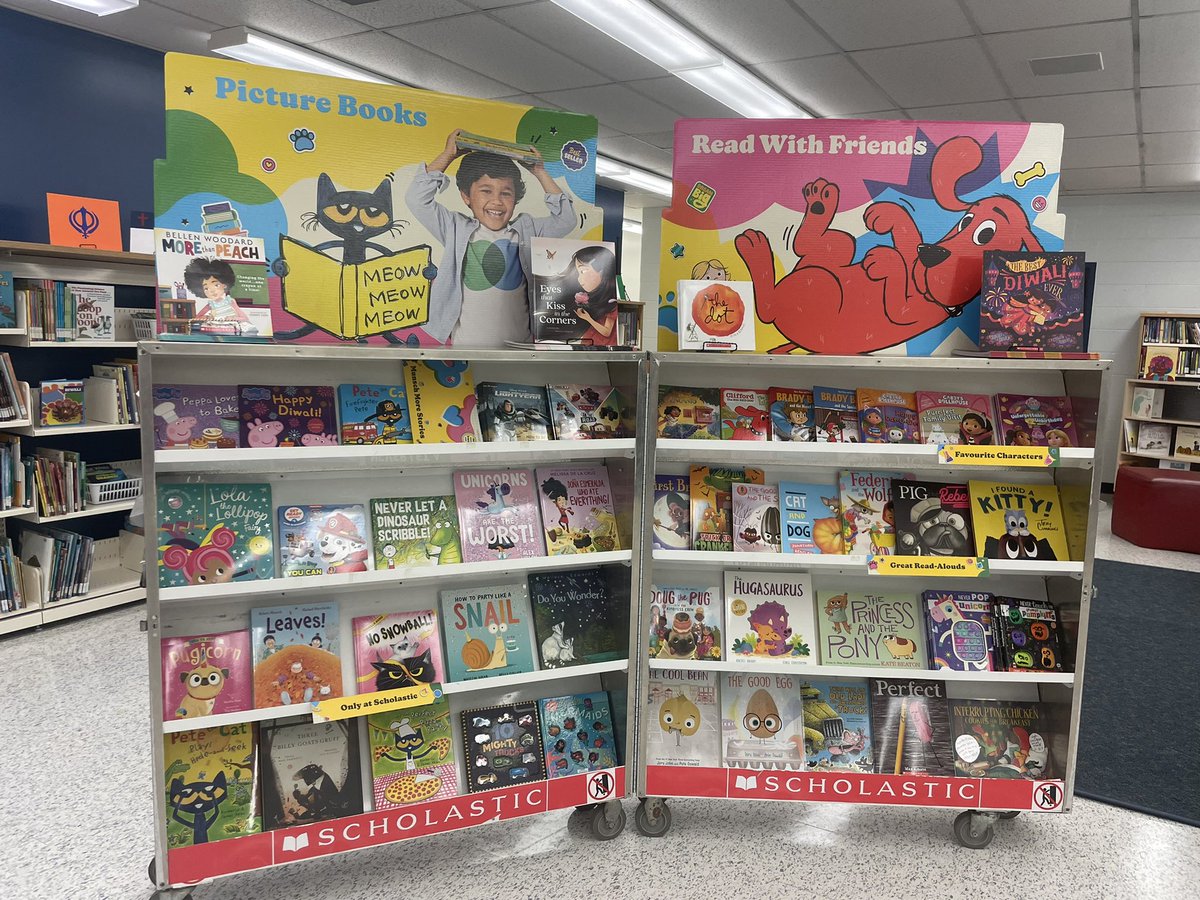 Madoc_Library's tweet photo. Sneak peek at the Scholastic Book Fair @MadocDrive open to families for purchasing 3:30-5:30 Tuesday and 6:00-7:00 on Thursday. https://t.co/uQNlszSEg5