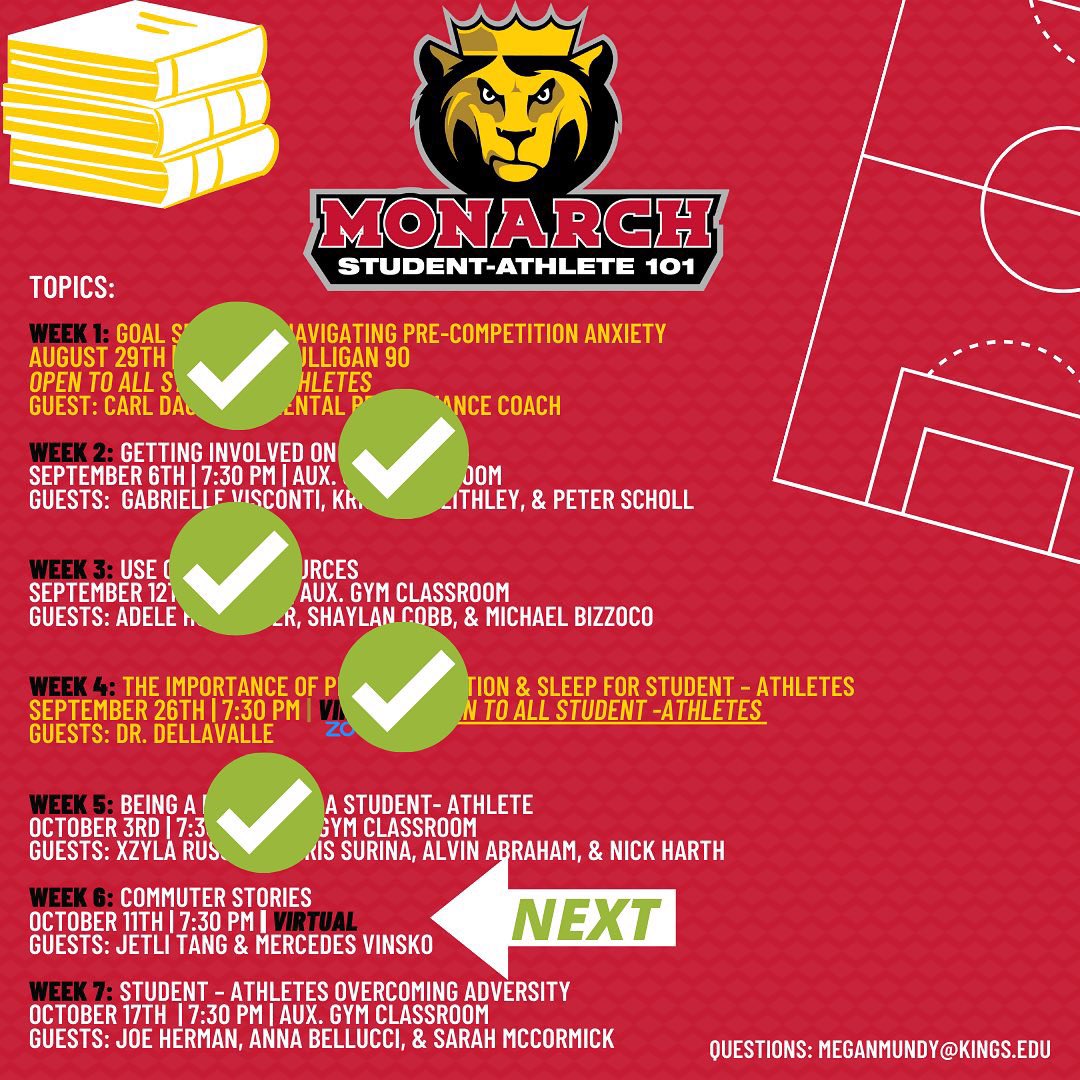 KC_SAAC's tweet photo. 🗣 Next up… Week 6 - COMMUTER STORIES. Week 6 - will take place on October 11th at 7:30pm on Zoom. 

👏🦁 Who’s next?! 👀

Link is in our bio to save your spot! https://t.co/lyDtU4ukBw