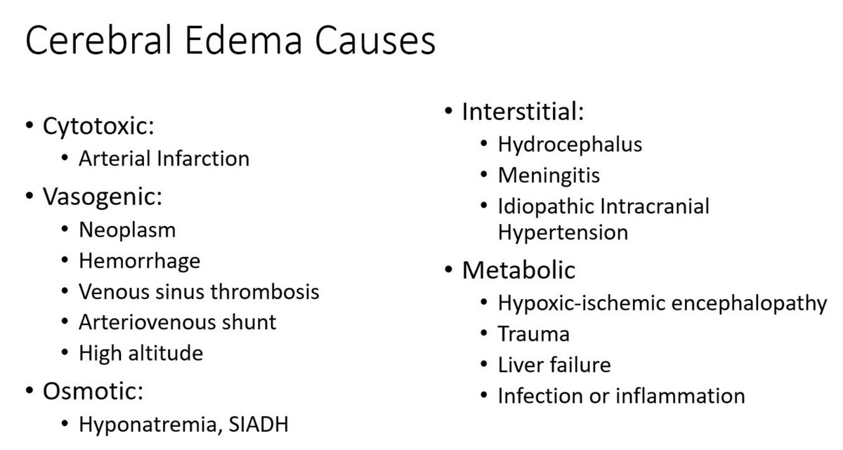 A rollercoaster! 

Love the approach to diffuse cerebral edema. 

So important in these cases to keep a wide differential in these challenging cases!! 🕵️🔬

⬇️⬇️⬇️ #MedTwitter #FOAMncc