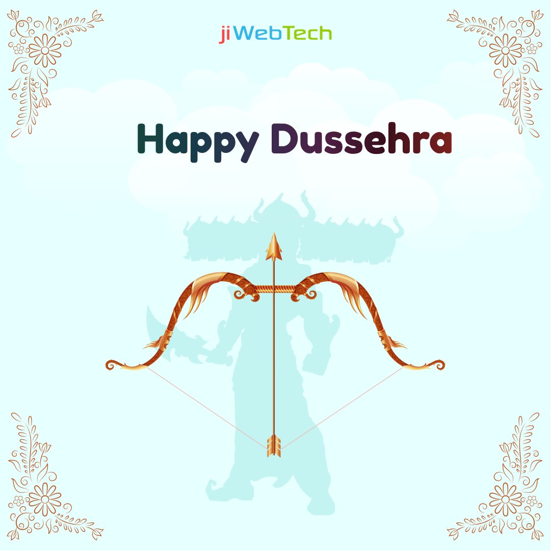 jiWebTech's tweet photo. War can't end goodness, but goodness can end war. Come let's spread goodness everywhere to embrace a happy life. Happy Dussehra.

#jiwebtech #happydussehra #indianfestival #celebration #enjoy #festival #celebration #joy #festivaldays https://t.co/ArXgmZ6Hv1