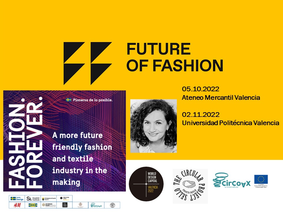 CircularProject's tweet photo. Mañana 5 se inaugurará #FashionForever una exposición organizada por @EmbajadorSuecia donde conoceremos las innovaciones suecas para un futuro sector textil sostenible, circular. Teniendo a @Paloma99KX como moderadora. 📍Lugar @AteneoValencia Regístrate 👉 https://t.co/Q1yIJSJha7 https://t.co/JfLuZl3w4b