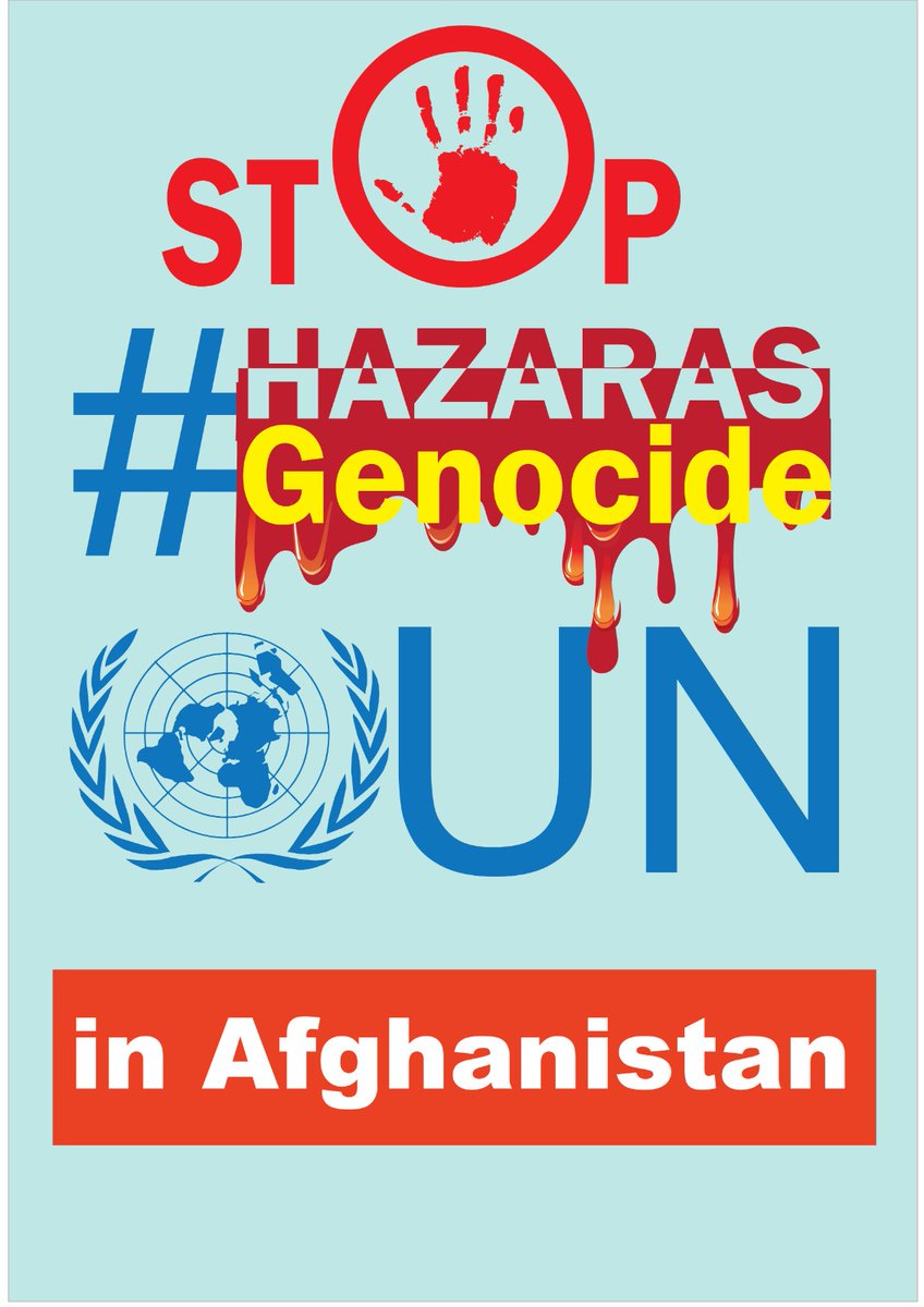 TerrorismVicti1's tweet photo. The protection of ethnic groups at risk is the basic responsibility of the international community and the United Nations Security Council, which should not remain silent in the face of the systematic genocide of an ethnic group (Hazara).
#StopHazaraGenocide https://t.co/SR3mebaR8I