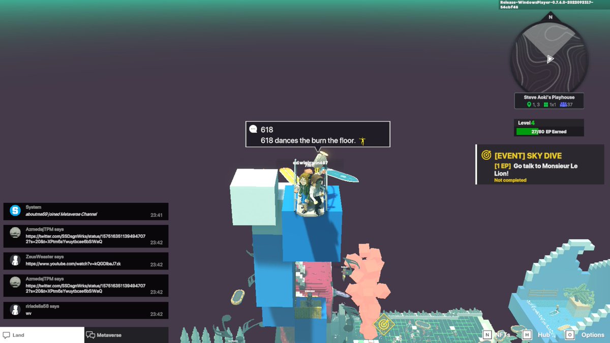 casio739's tweet photo. @TheSandboxGame @steveaoki I just participated in the #SandboxAlphaS3Giveaway for a chance to win 500 SAND! Found the high diving board in @steveaoki's Playhouse, check out my screenshot below!
👇 https://t.co/AUBiUdVZb6